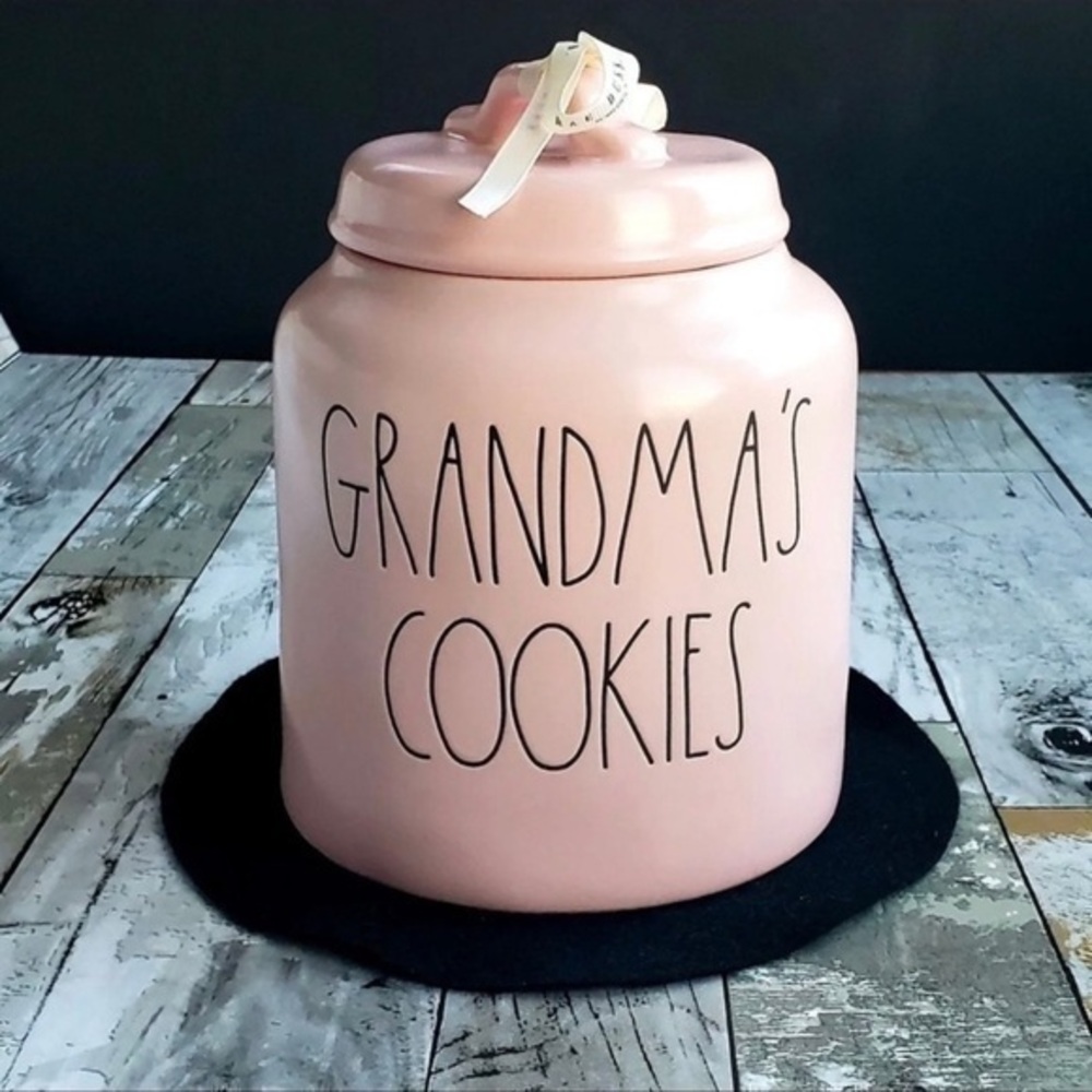 Rae Dunn Pink Grandma’s Cookies Jar